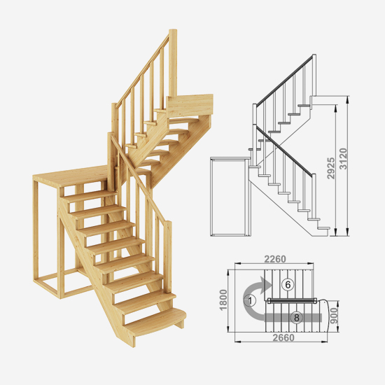 Лестница: инструкция по монтажу, разновидности, особенности