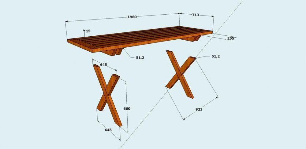 Стол в беседку из дерева своими руками: инструкция, чертеж, фото, видео
