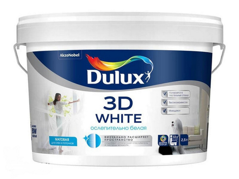 Краска dulux: основные виды и популярные продукты (+20 фото)