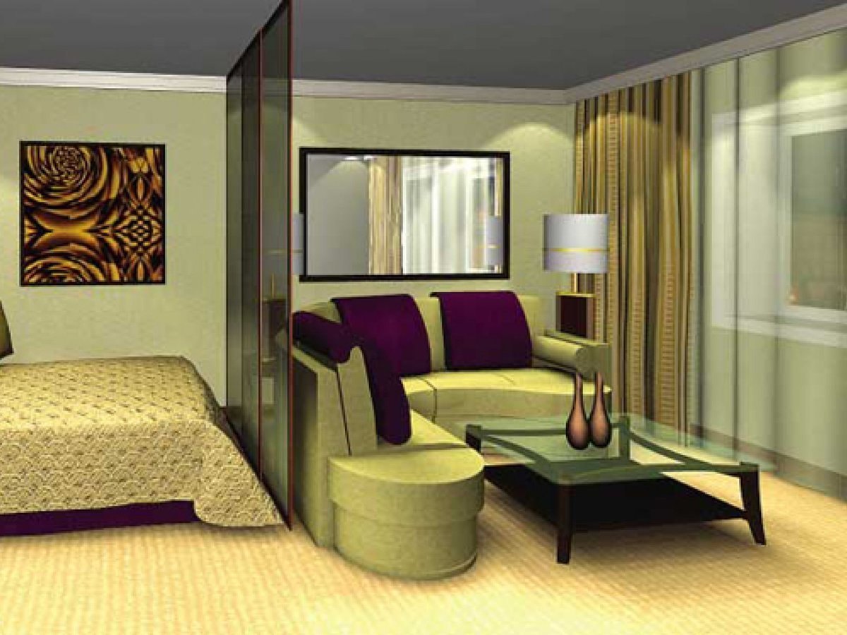 Зонирование комнаты на спальню и гостиную: 100 фото-идей дизайна в 2023 году