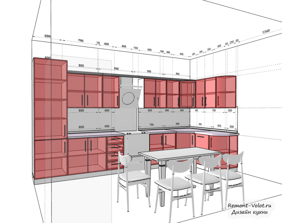 Кухня без верхних шкафов (55 реальных фото): идеи дизайна угловых и линейных, 3 совета по хранению