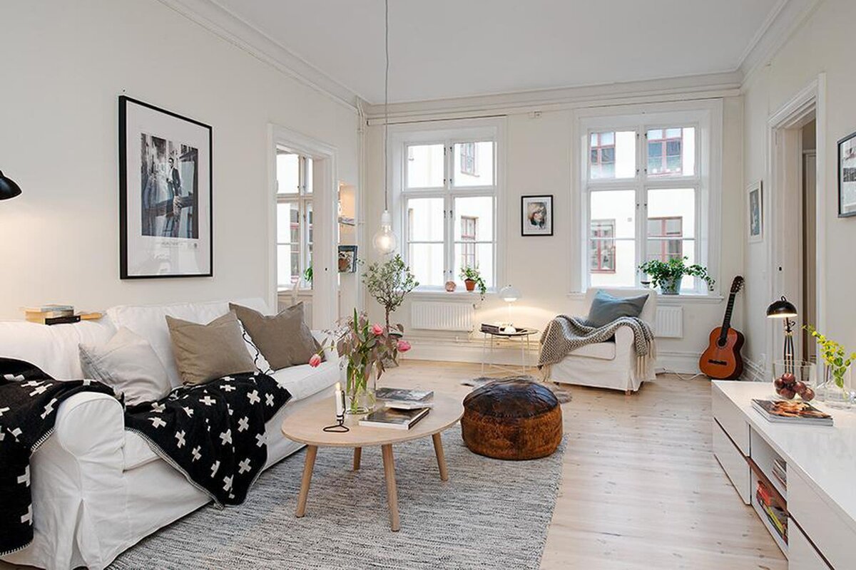 Спальни в скандинавском стиле в квартире и доме: 70+ фото интерьеров