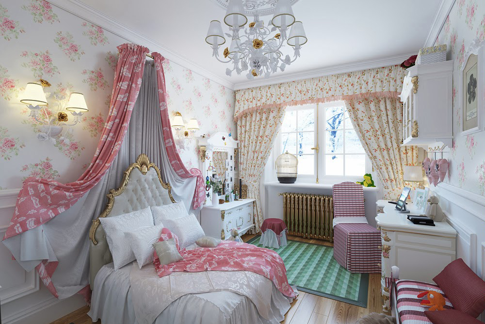 Неповторимая спальня в стиле шебби-шик: нежная романтика