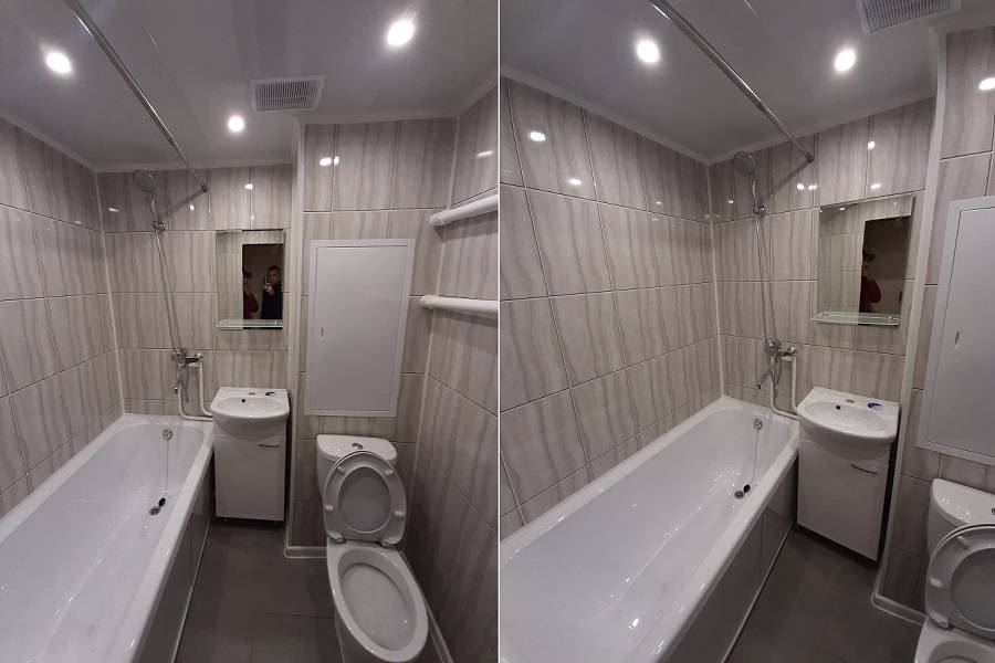 Март 2023 ᐈ 🔥 (+79 фото) отделка ванной комнаты пластиковыми панелями 79 фото
