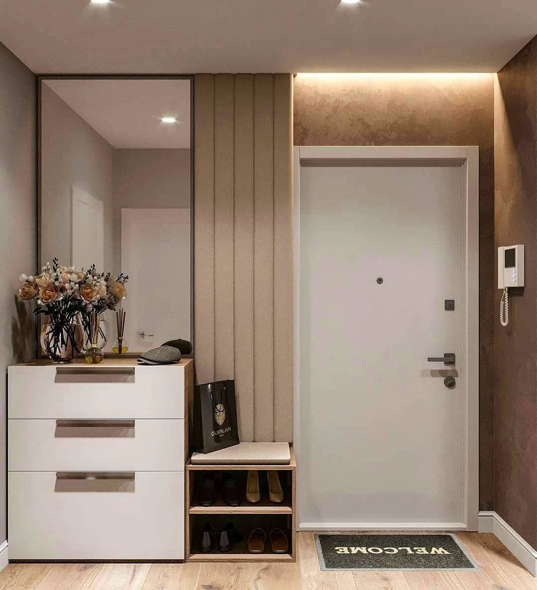 Прихожие в современном стиле: интерьер и фото, современный дизайн и идеи, квартира с малогабаритным коридором