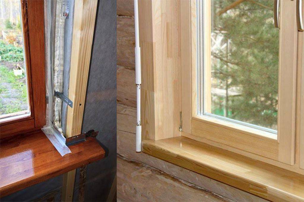 Устанавливаем подоконники и оформляем откосы в деревянном доме своими руками | онлайн-журнал о ремонте и дизайне
