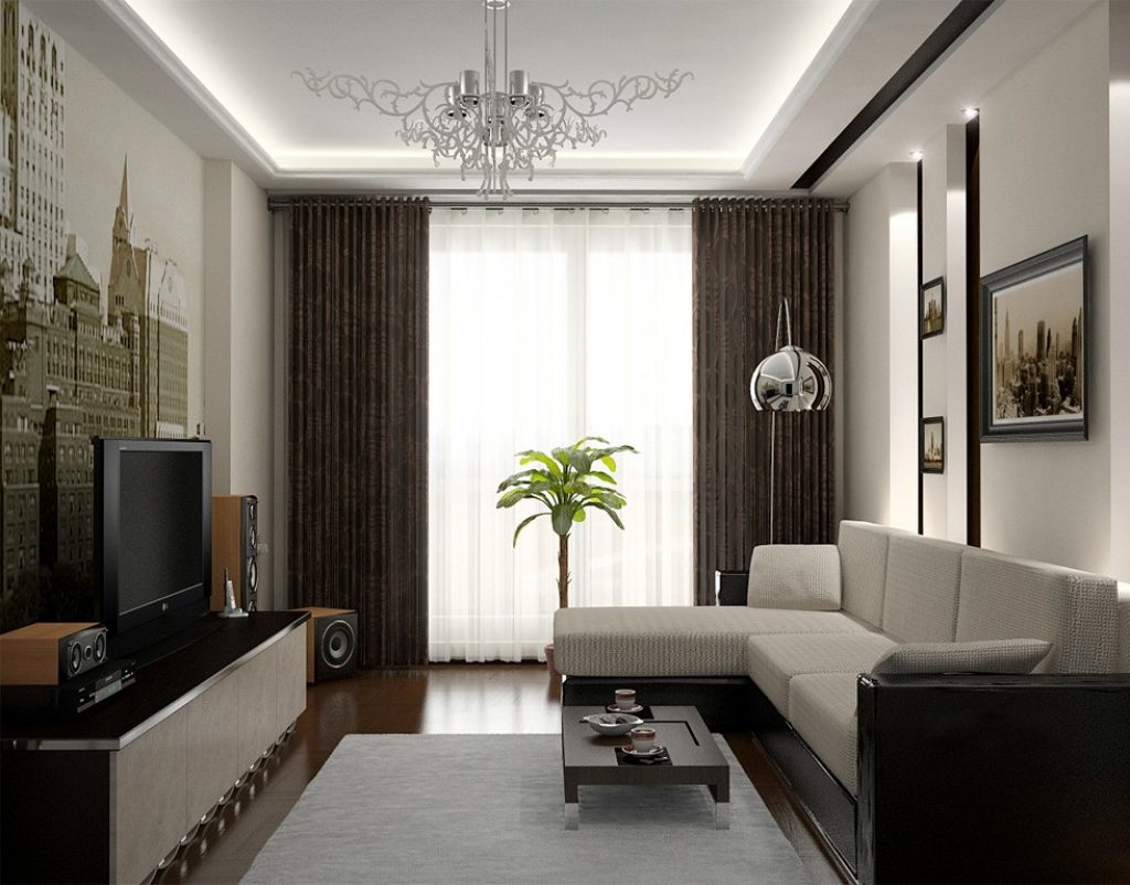 Идеи ремонта обычного зала своими руками (109 фото): отделка гостиной в квартире, декор комнаты в современном стиле