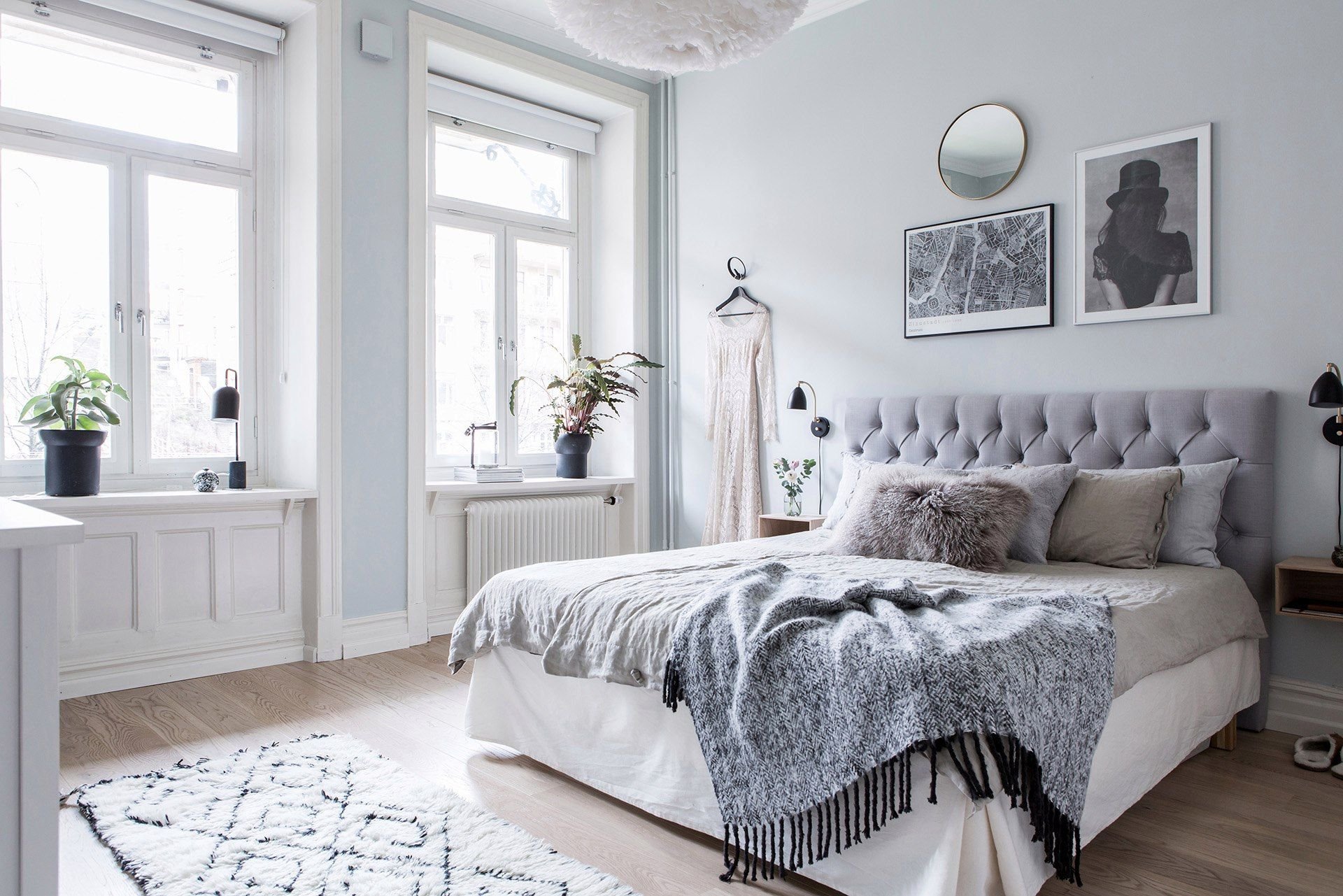 Великолепная спальня в скандинавском стиле: красота на 60 фото