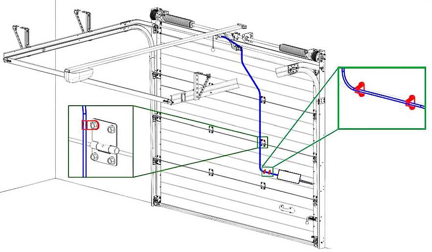 Монтаж секционных ворот дорхан: инструкция по установке своими руками с фото