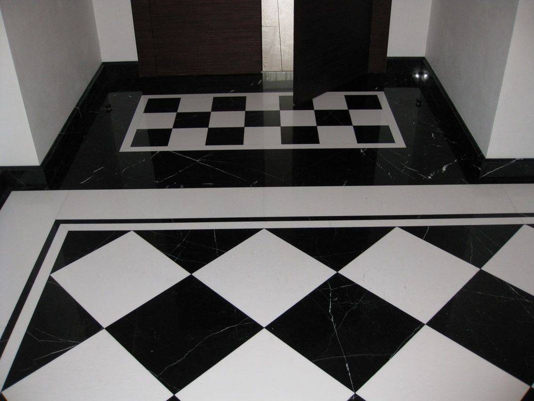 Черно белая ванная комната — 75 фото стильных цветовых сочетаний