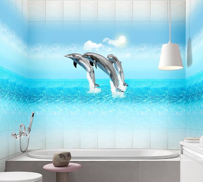 Как использовать 3d объекты в дизайне ванной комнаты