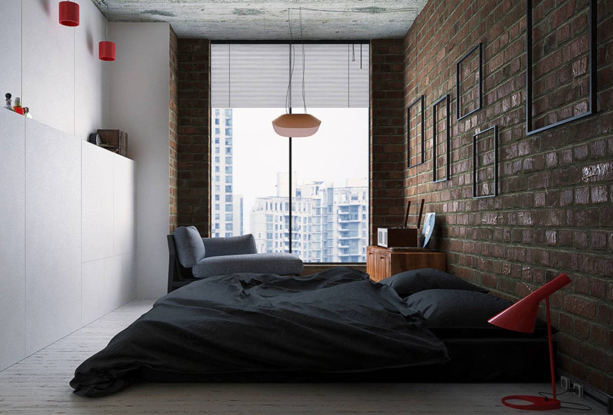 Спальня в стиле лофт - 85 фото новинок необычного дизайна спальни