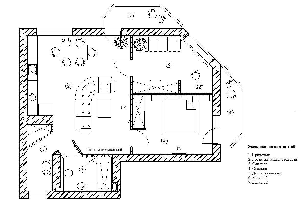 Планировка гостиной (120 фото) - все особенности зонирования пространства для современной гостиной