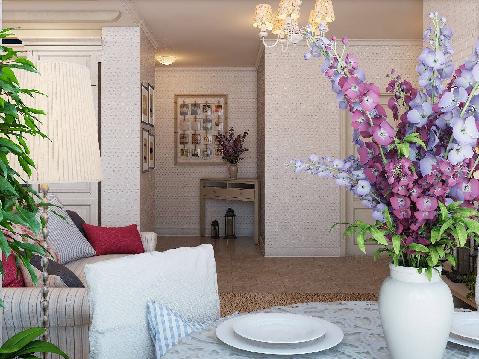 Комнатные растения и цветы в интерьере жилого дома: проект для гостиной - 48 фото