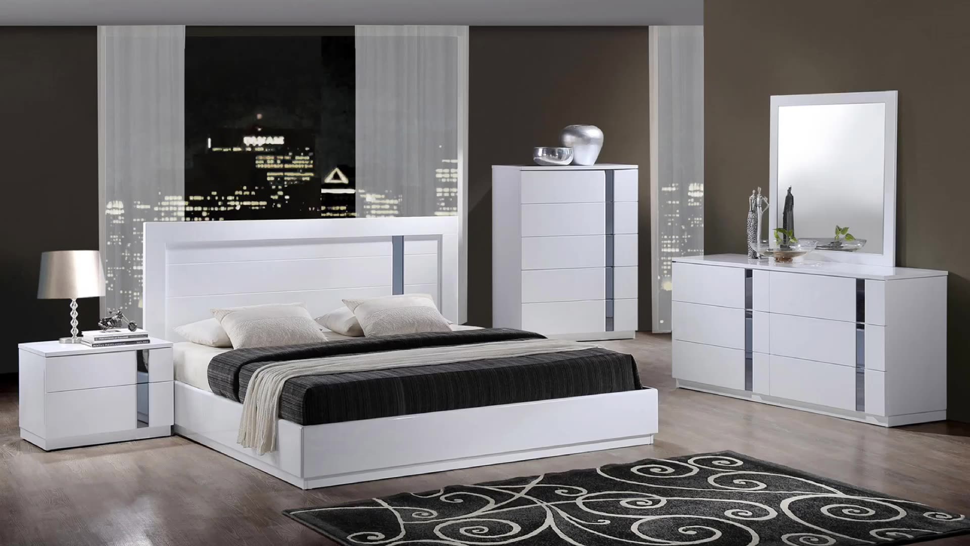 Белая мебель в интерьере: спальни, прихожей, гостиной или детской комнаты