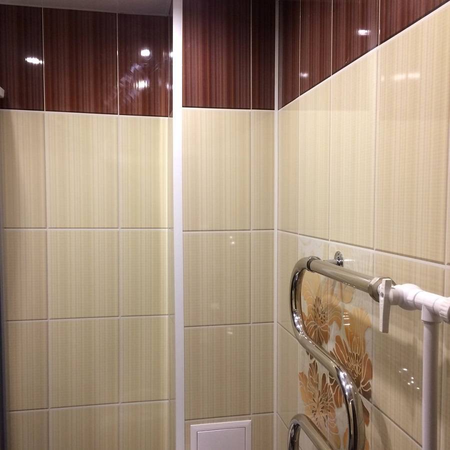 Отделка ванной комнаты пластиковыми панелями: фото дизайна и нюансы при работе с пвх